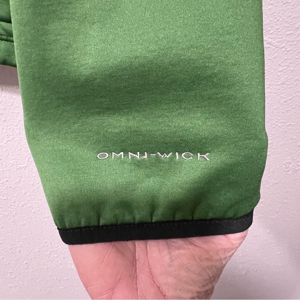Columbia Hoodie Jacket Omni-Wick Stretch Camp Hiking Green Mens Size Large - Picture 4 of 9